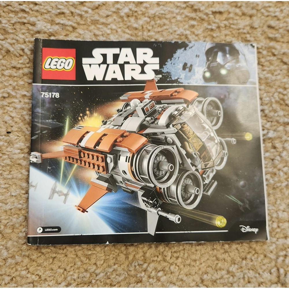 Lego Star Wars Jakku Quadjumper 75178 Instruction Manual Booklet Only